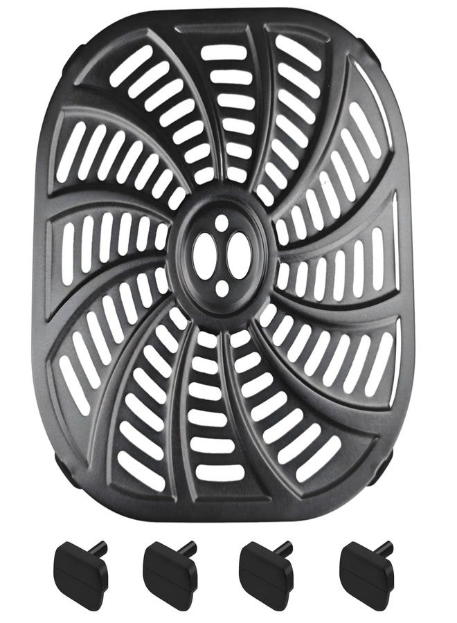 Varku Air Fryer Grill Pan for Gourmia GAF798 7QT GAF716 Air Fryer, Food Grade Nonstick 8.97''*8.97'' Air Fryer Replacement Parts Accessories Rack Tray Grill Plate Crisper Plate，Dishwasher Safe - Image 1